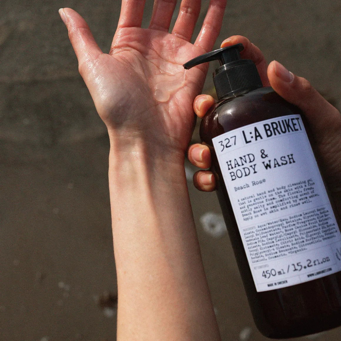 327 Beach Rose Hand & Body Wash 450ml