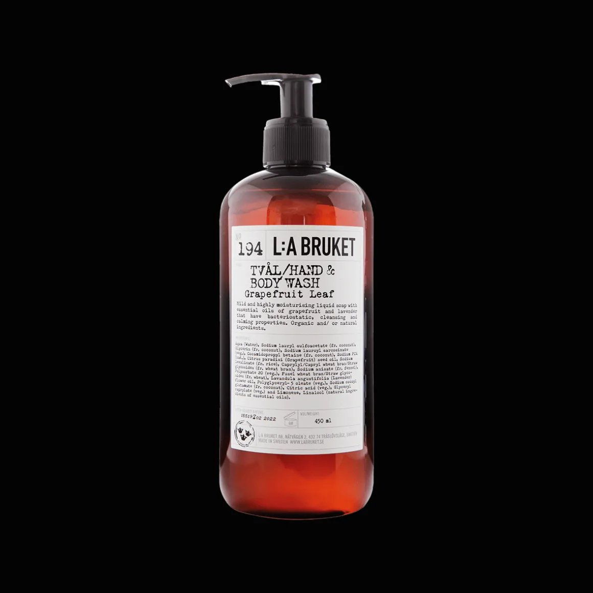 194 Hand & Body Wash Grapefruit Leaf 450ml