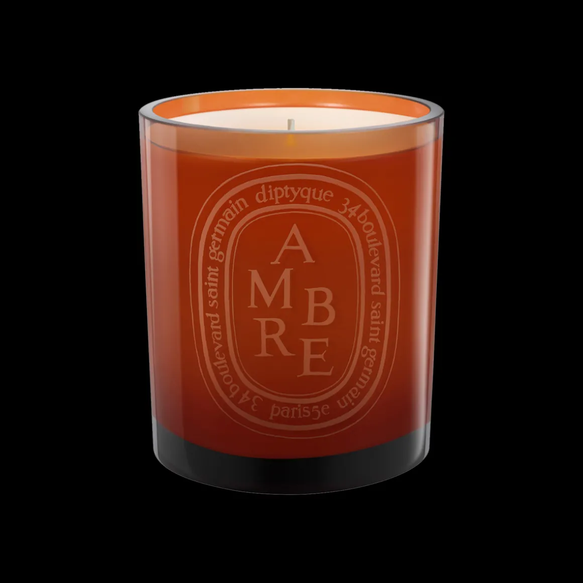 Ambre Colored Scented Candle 300gr