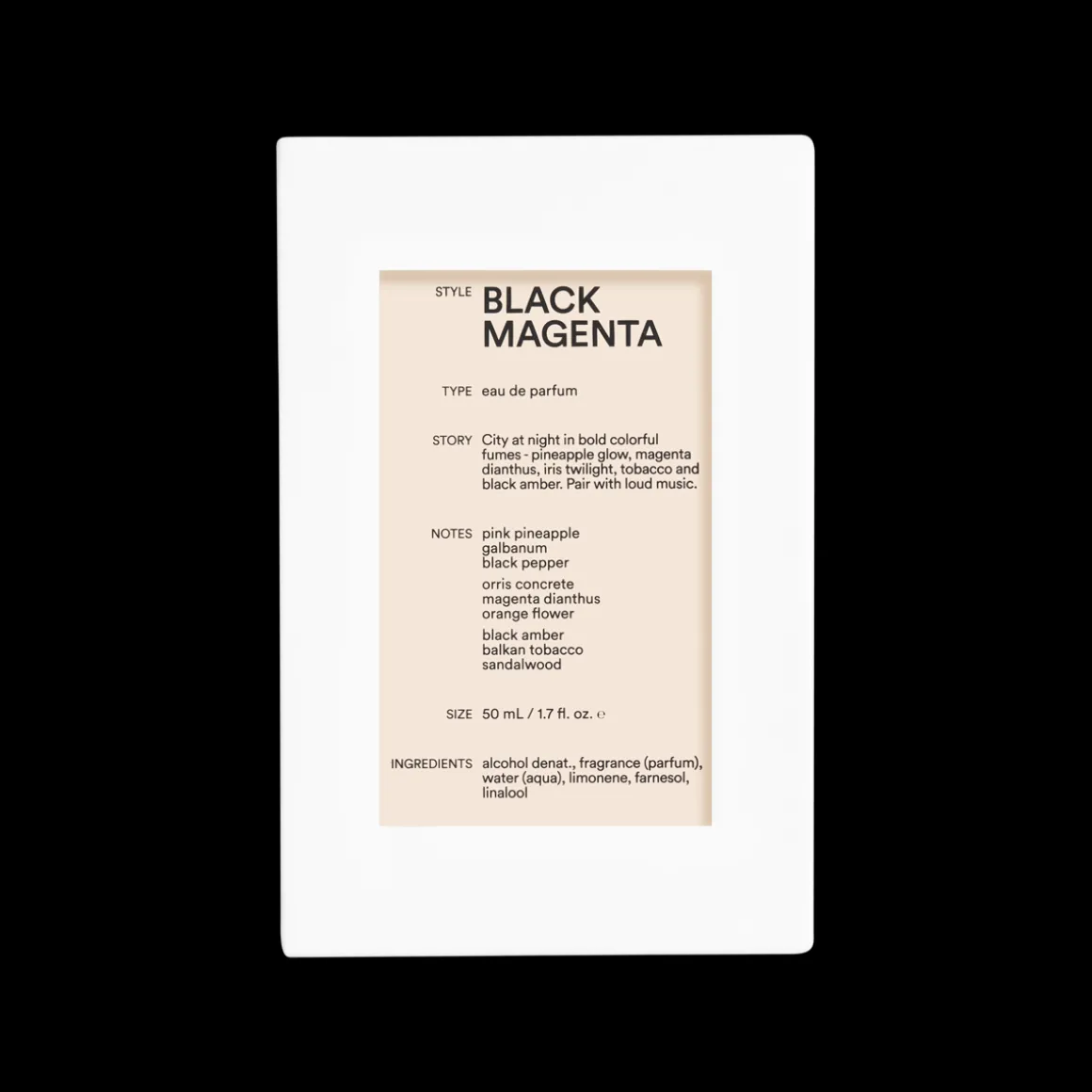 Black Magneta Eau de parfum 50ml