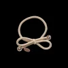 Hair Tie with Gold Beige