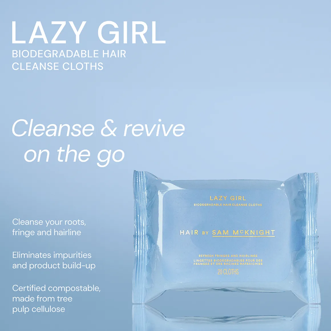 Lazy Girl Hair Cleanse Cloths