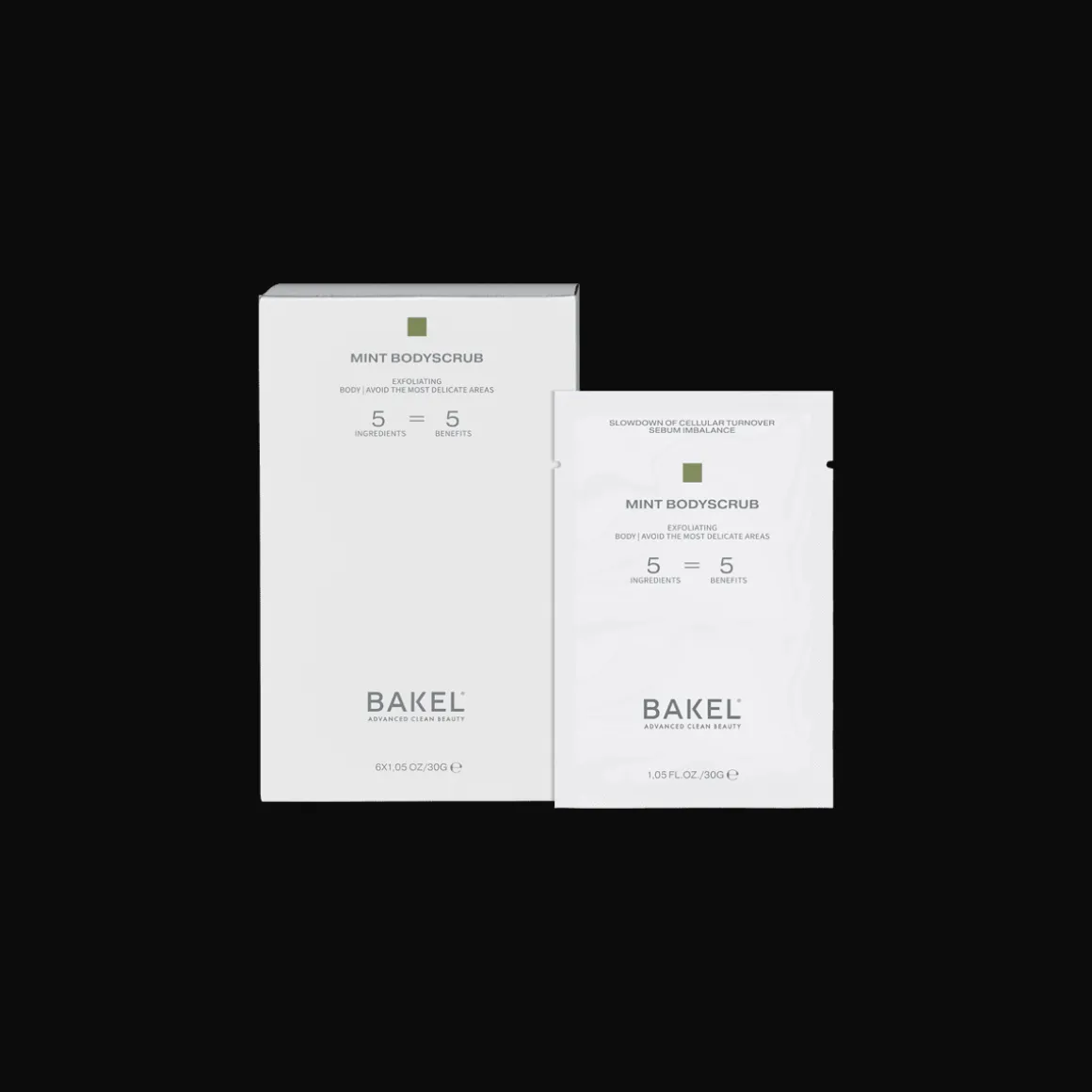 Mint-Body Scrub 6x30gr