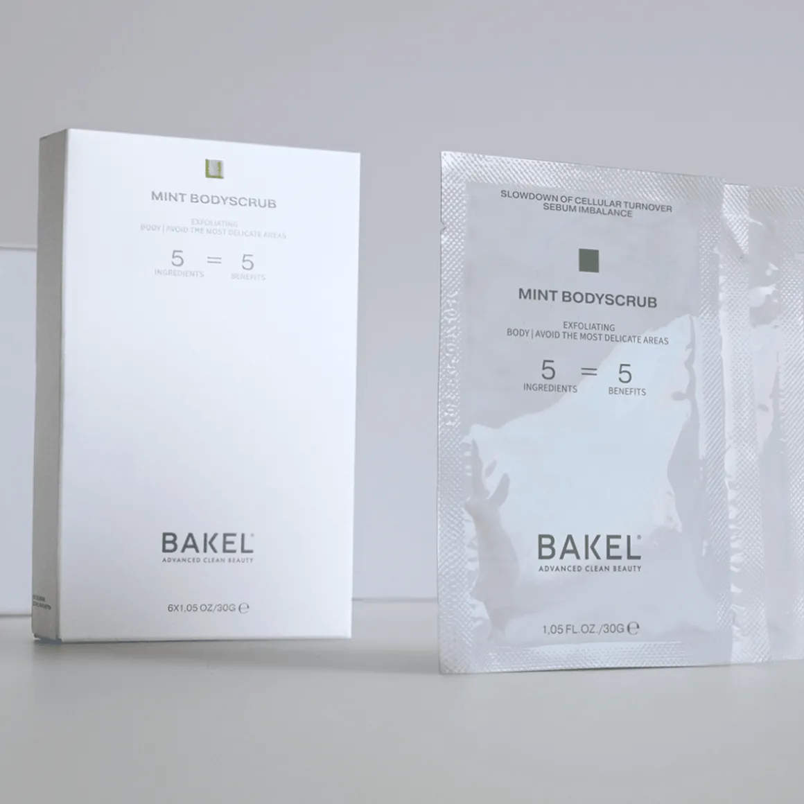 Mint-Body Scrub 6x30gr