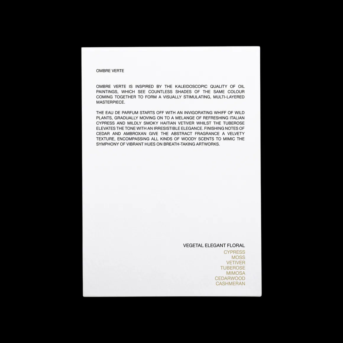 Ombre Verte Eau de Parfum 100ml