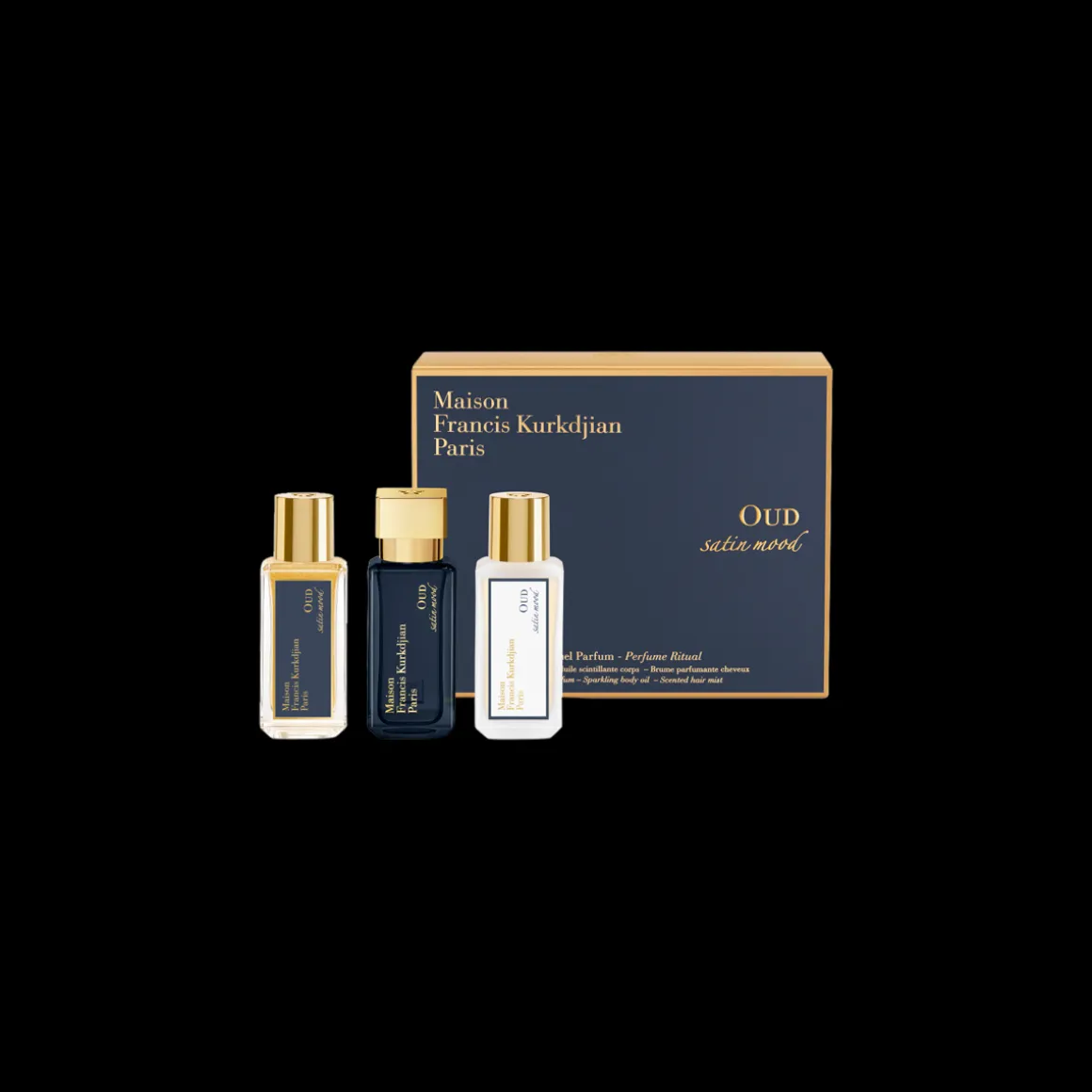 Oud Satin Mood Perfume Ritual Set 3x35ml