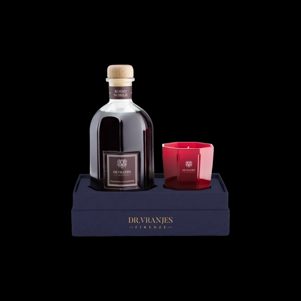 Rosso Nobile Gift Set Diffuser + Candle