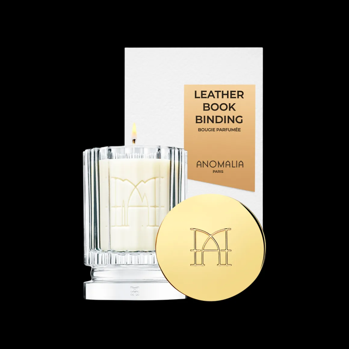 Scented Candle Leather Bookbinding 230gr