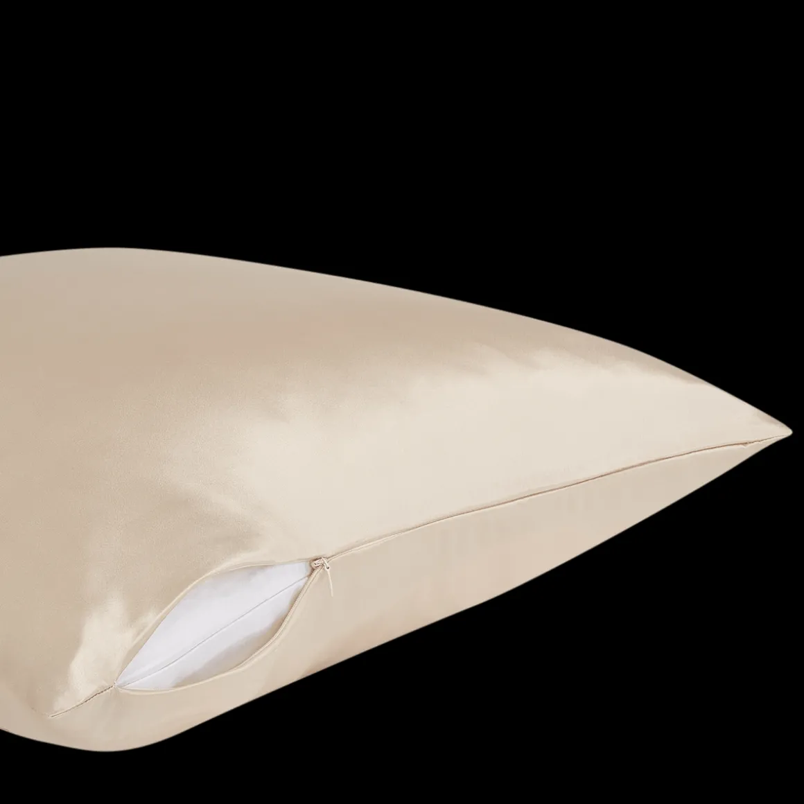 Silk Pillowcase Champagne Nº 29 Joie de Vivre
