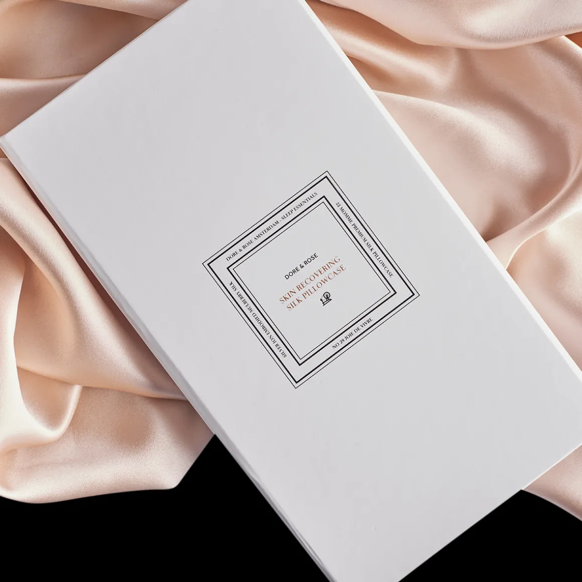 Silk Pillowcase Champagne Nº 29 Joie de Vivre