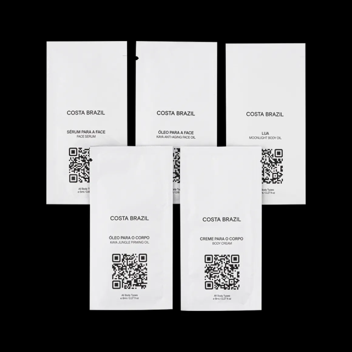 Skincare Sample Set Costa Brazil